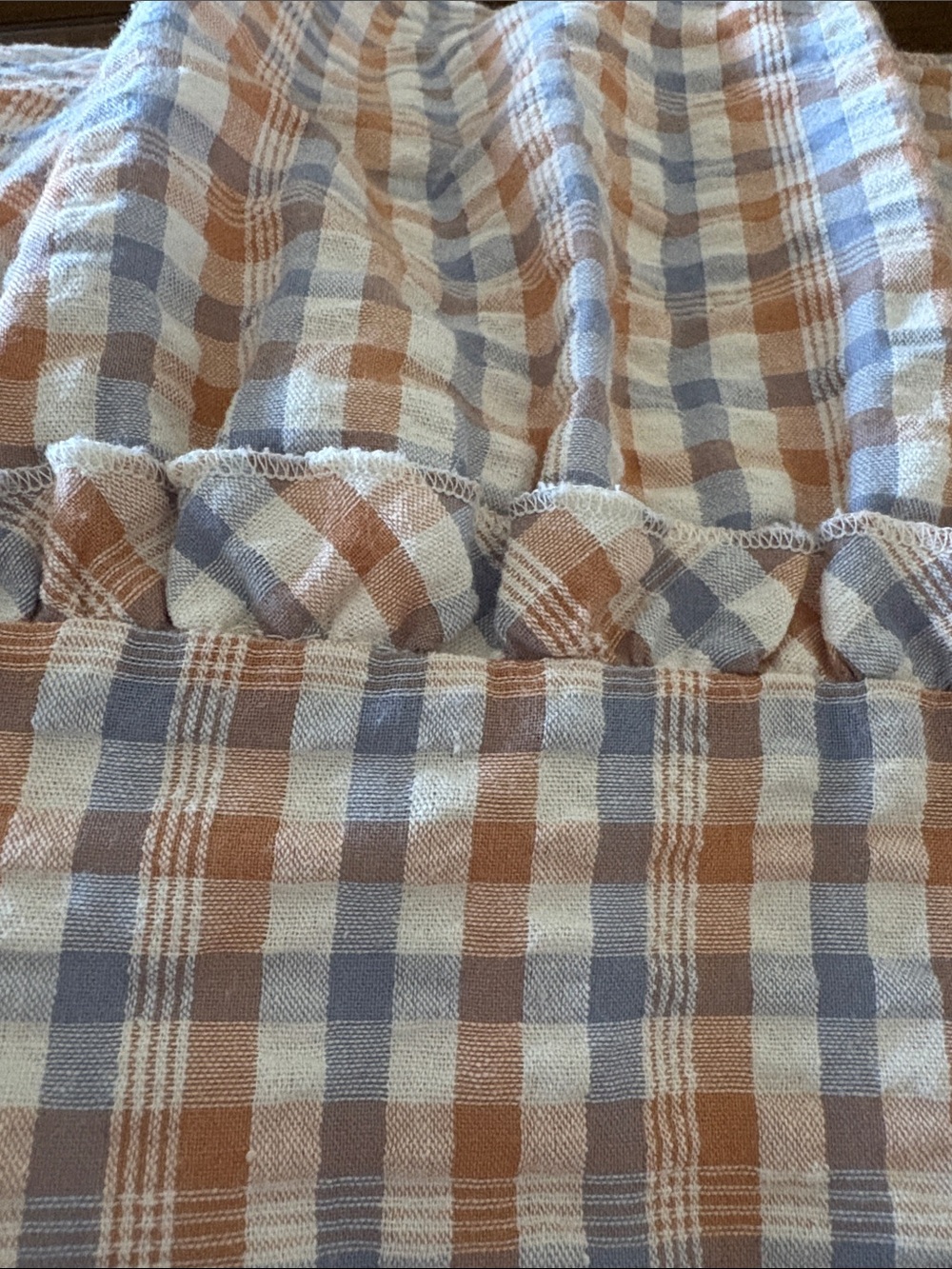 Madewell Tiered Gingham Dress - Picture 9 of 9